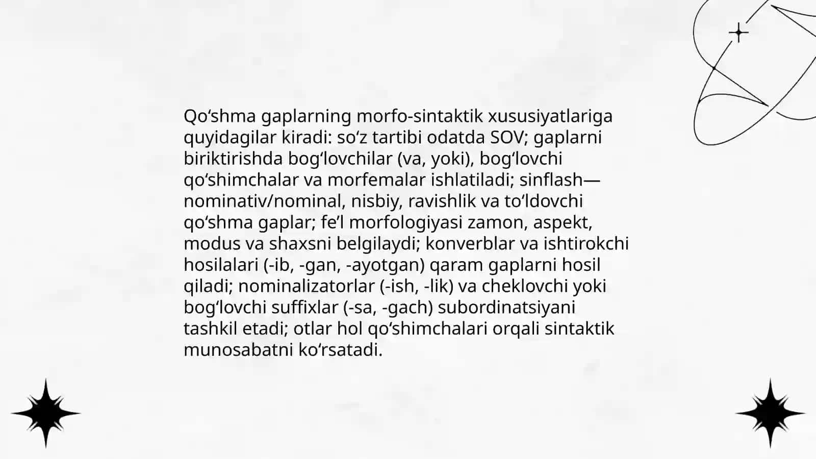 O‘zbek tilshunosligida qo‘shma gaplar tadqiqi va tasnifi 4