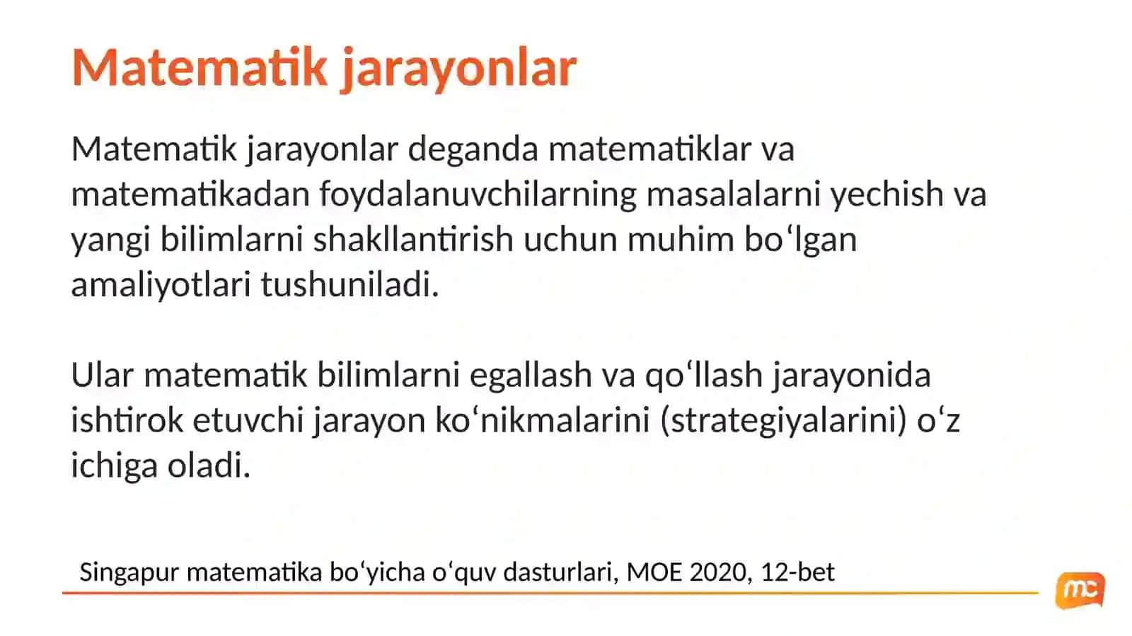 PISA kompetensiyalarini shakllantirish orqali o‘quvchilarning matematik savodxonligini oshirish 4