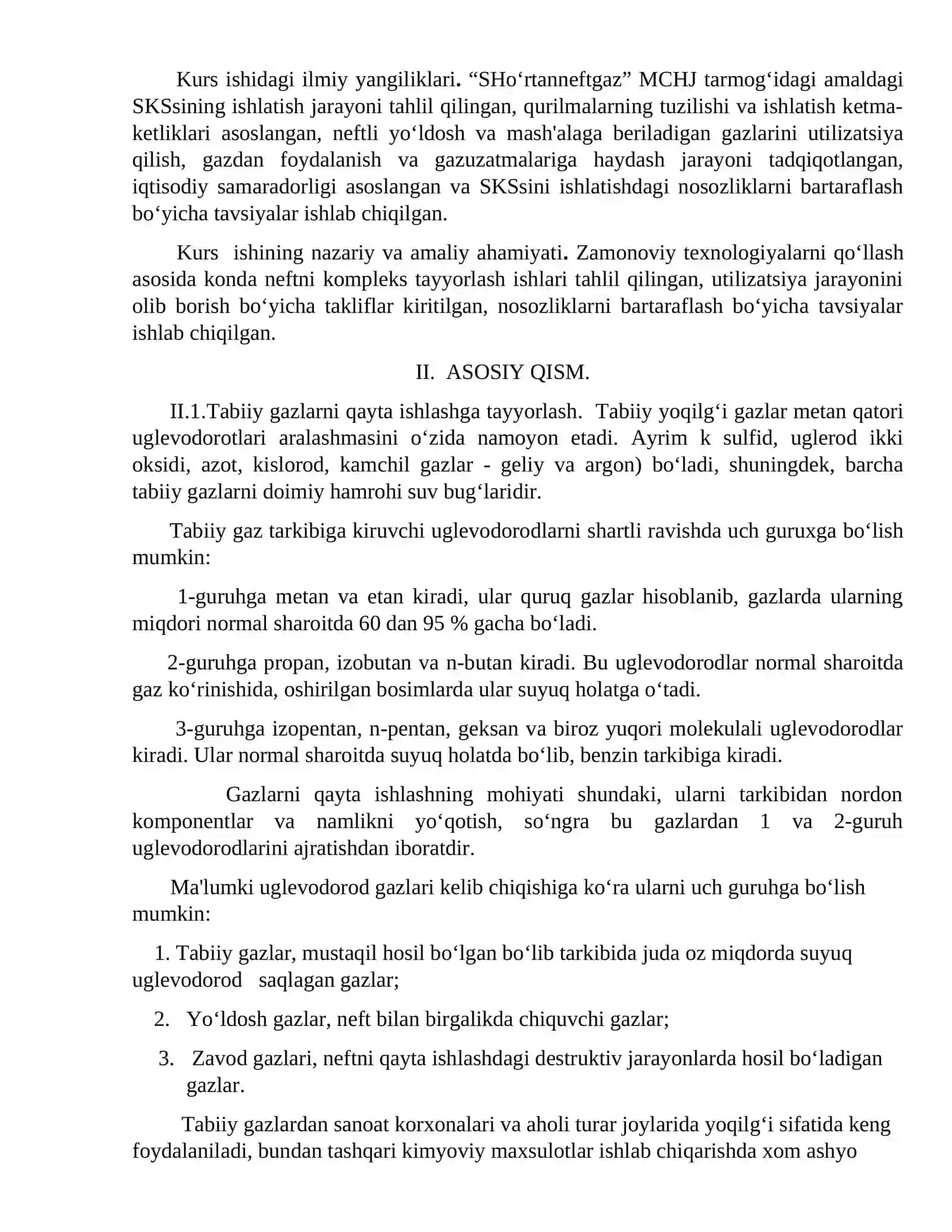 Tabiiy gazning iqtisodiyotdagi ahamiyati 4