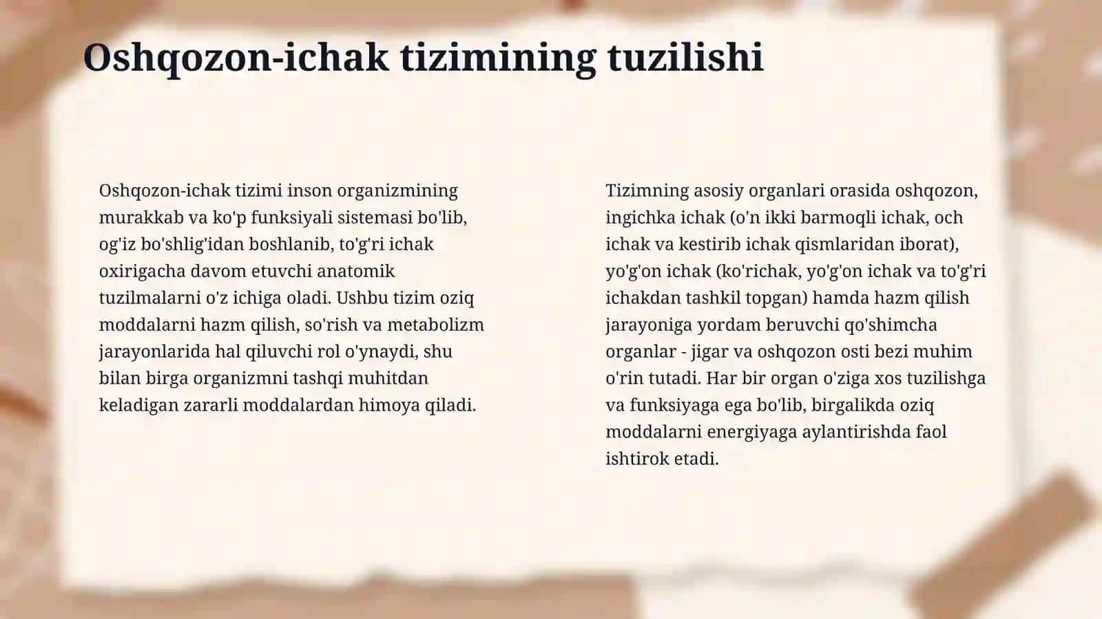 Овкат хазм  килиш тизими 4