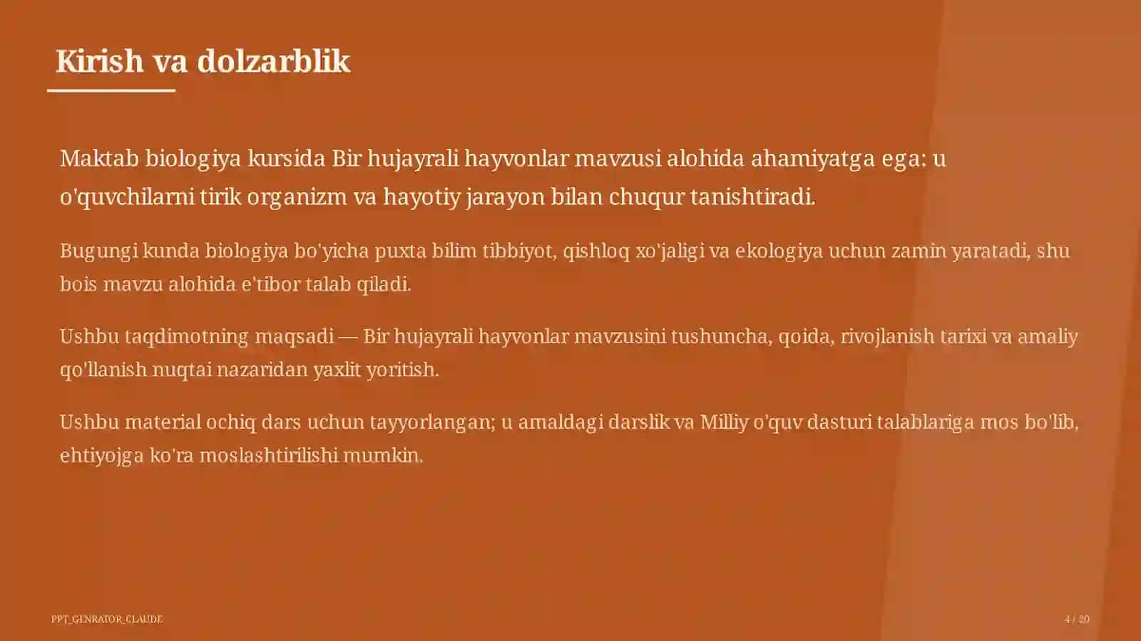 Bir hujayrali hayvonlar (7-sinf) 4