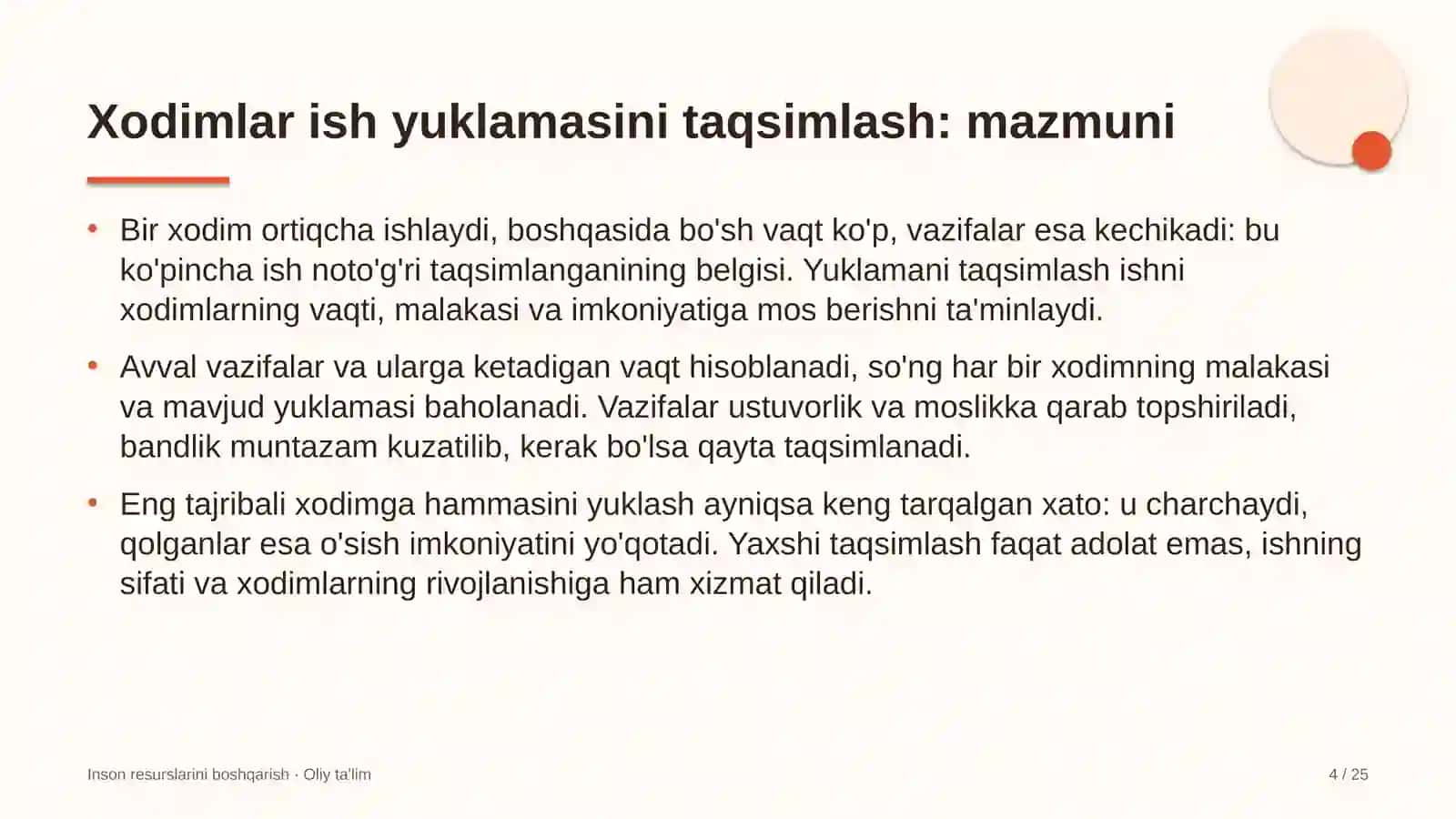 o'quv markazlarida xodimlar ish yuklamasini taqsimlash 5043 4