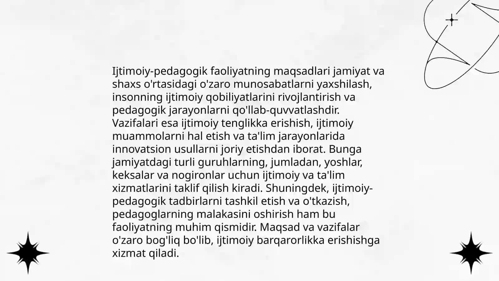 Ijtimoiy pedagogik faoliyatning asosiy yo'nalishlari 4