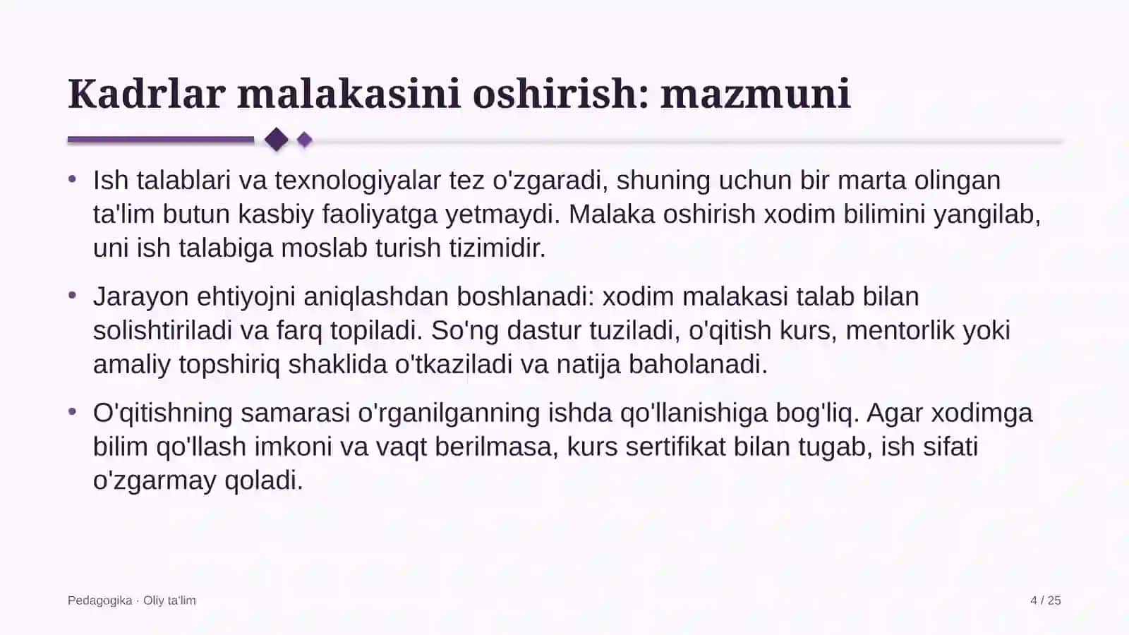 Inklyuziv ta'limda kadrlar malakasini oshirish 4