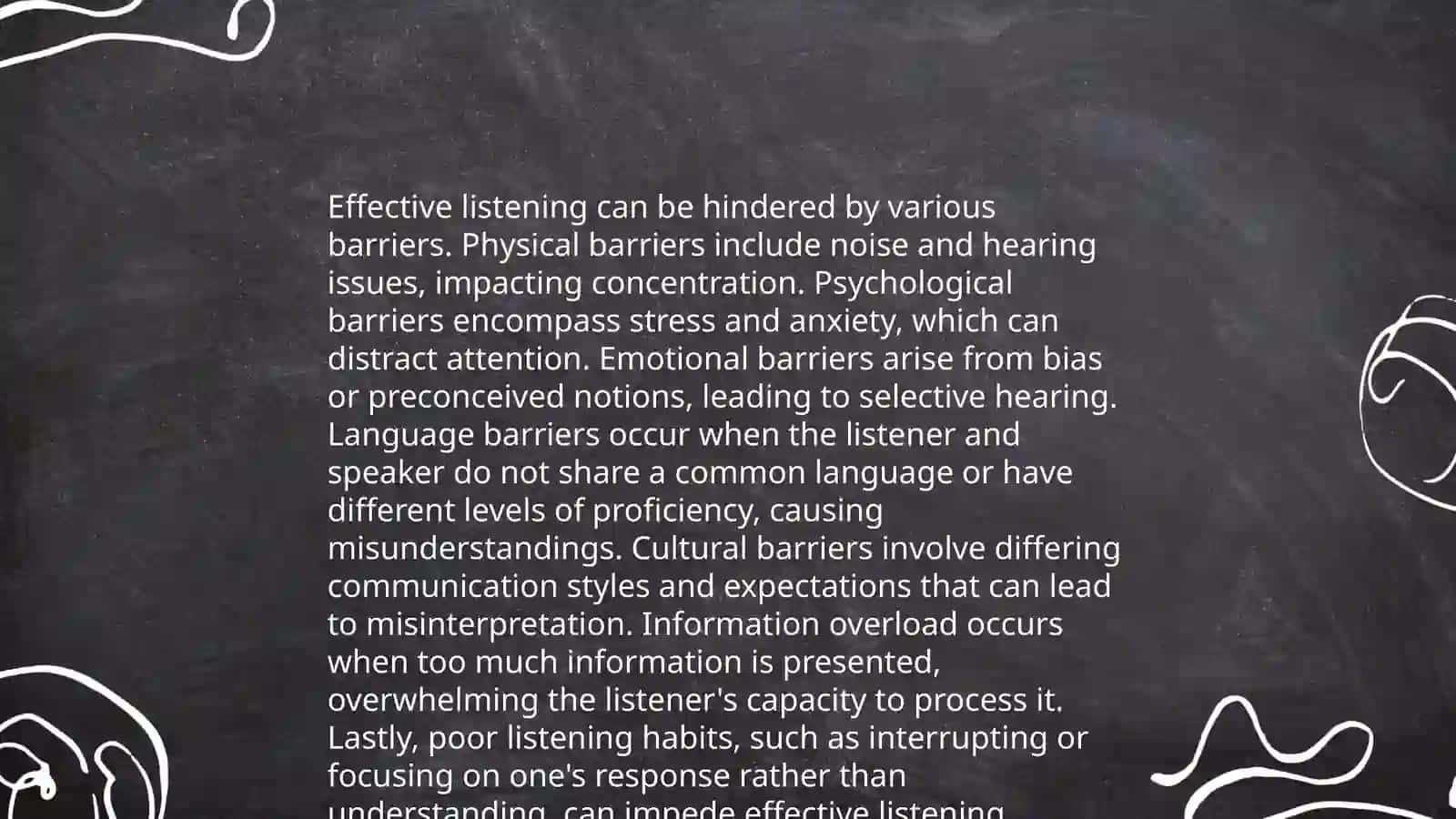 Learn to listen 4