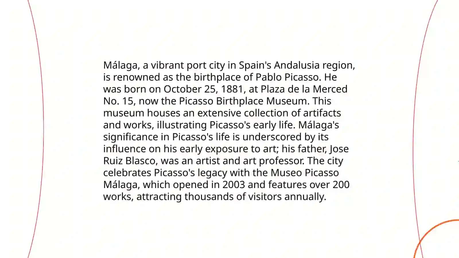 Picasso's birth place 4