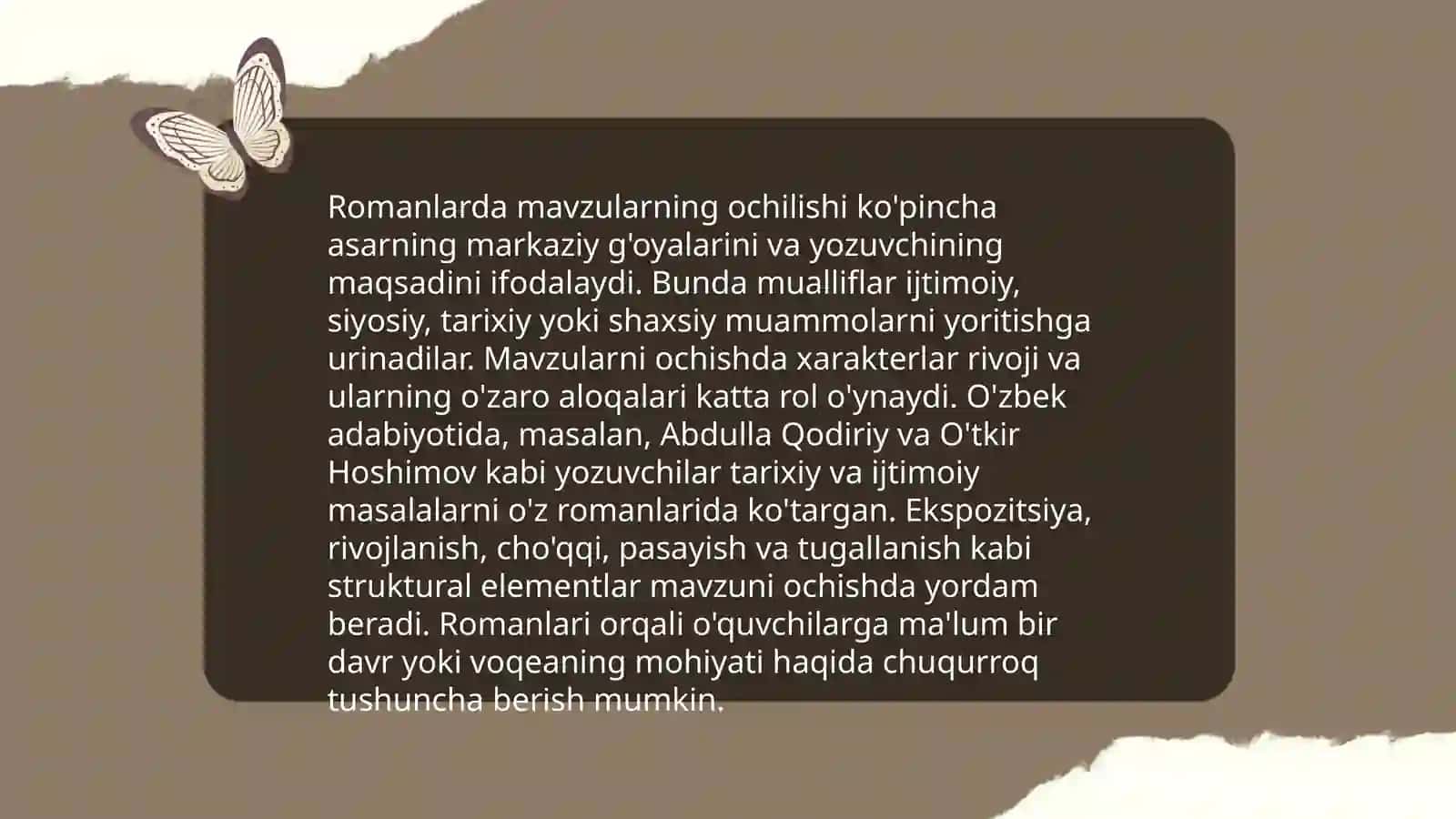 Badiiy as larda mavzu va g'oyaga xop xususiyatlar 4