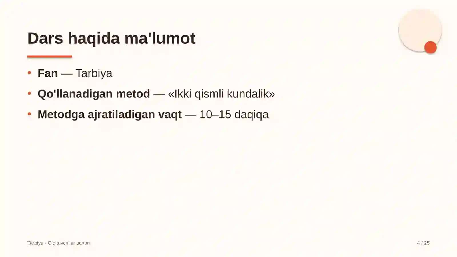 tarbiya darslarida ikki qismli kundalik metodidan foydalanish 3097 4