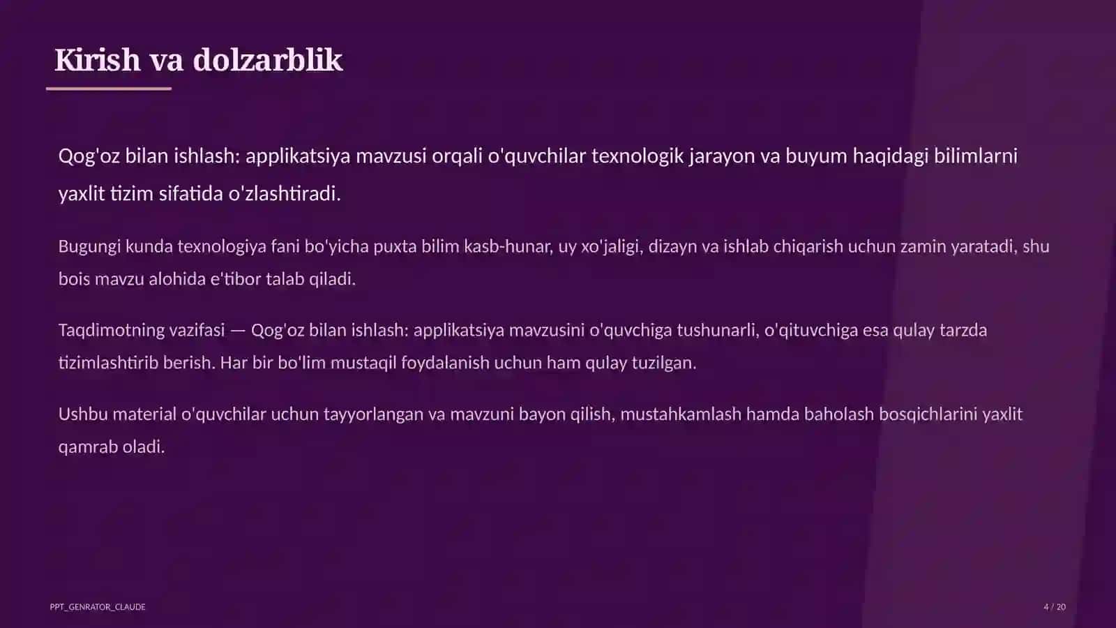 Qog'oz bilan ishlash: applikatsiya (1-sinf) 4