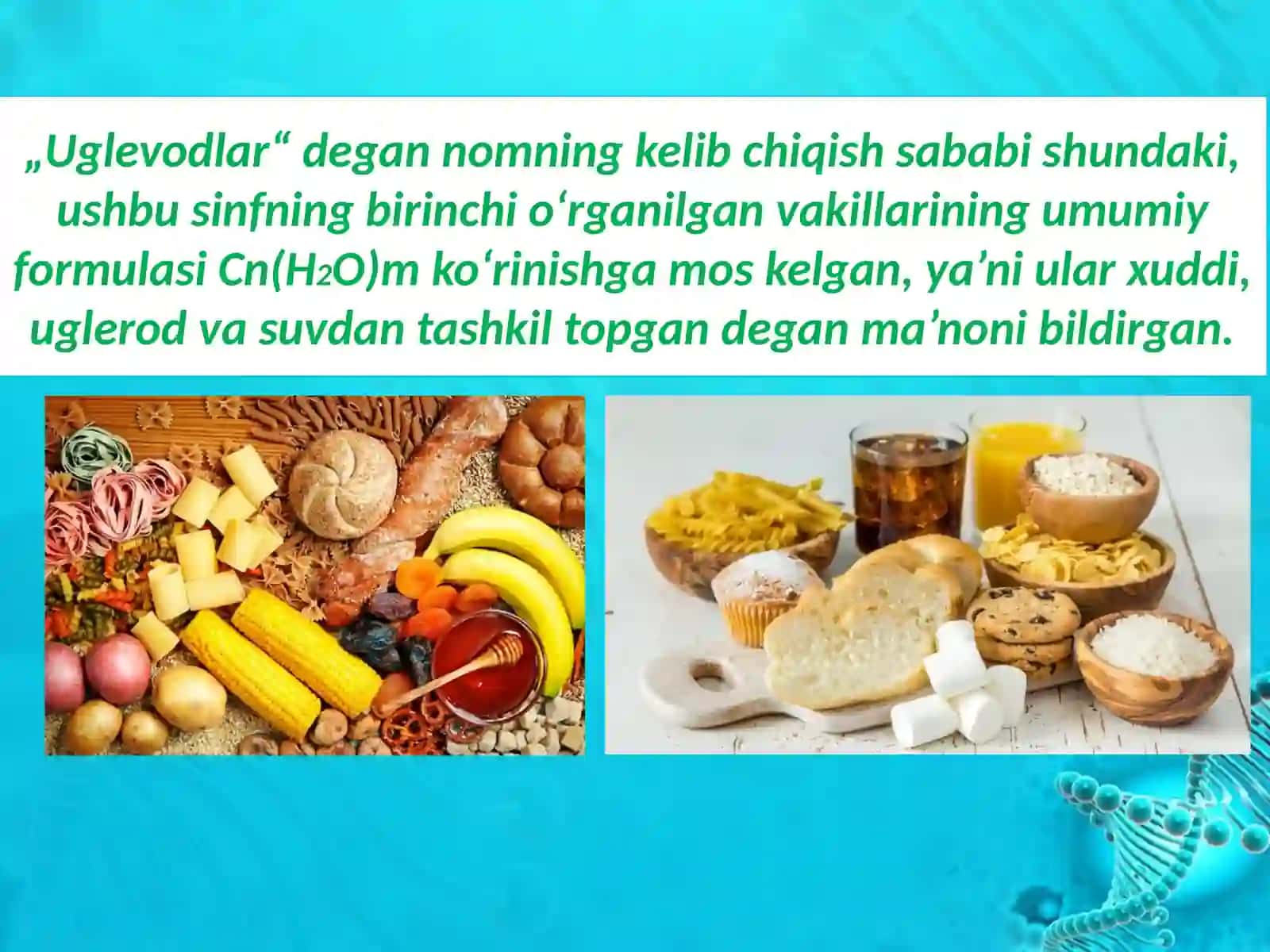 Uglevodlar.Monosaxaridlar.Olinishivaxossalari 4