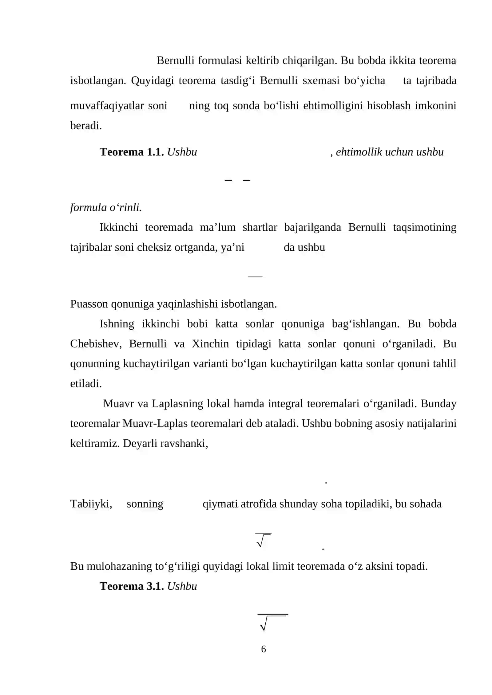 Bernulli teoremasi 4