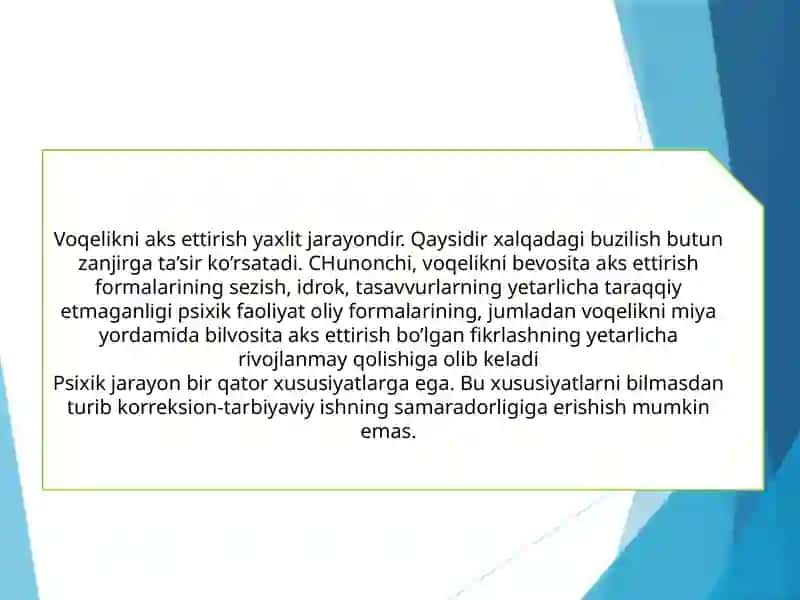 Aqli zaif bolalarni idrokini tekshirish metodikalari 4
