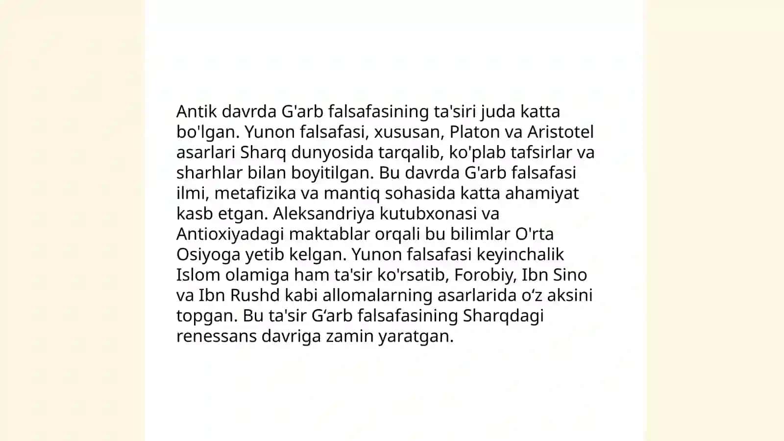 G'arb falsafasining ustuvor yo'nalishlari va ularning fan taraqqiyotiga ta'siri 4