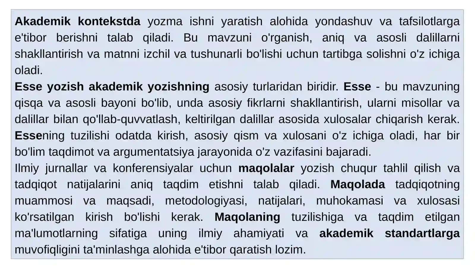 Akademik yozuv tushunchaning mohiyati va yozuvning yaratilishi 4