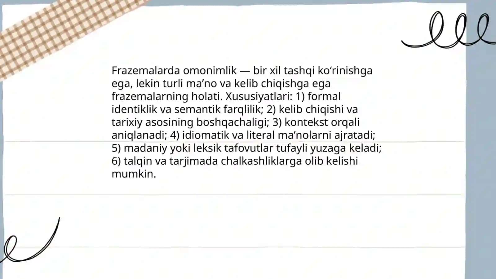 Frazemalarning Semantik Turlari 4