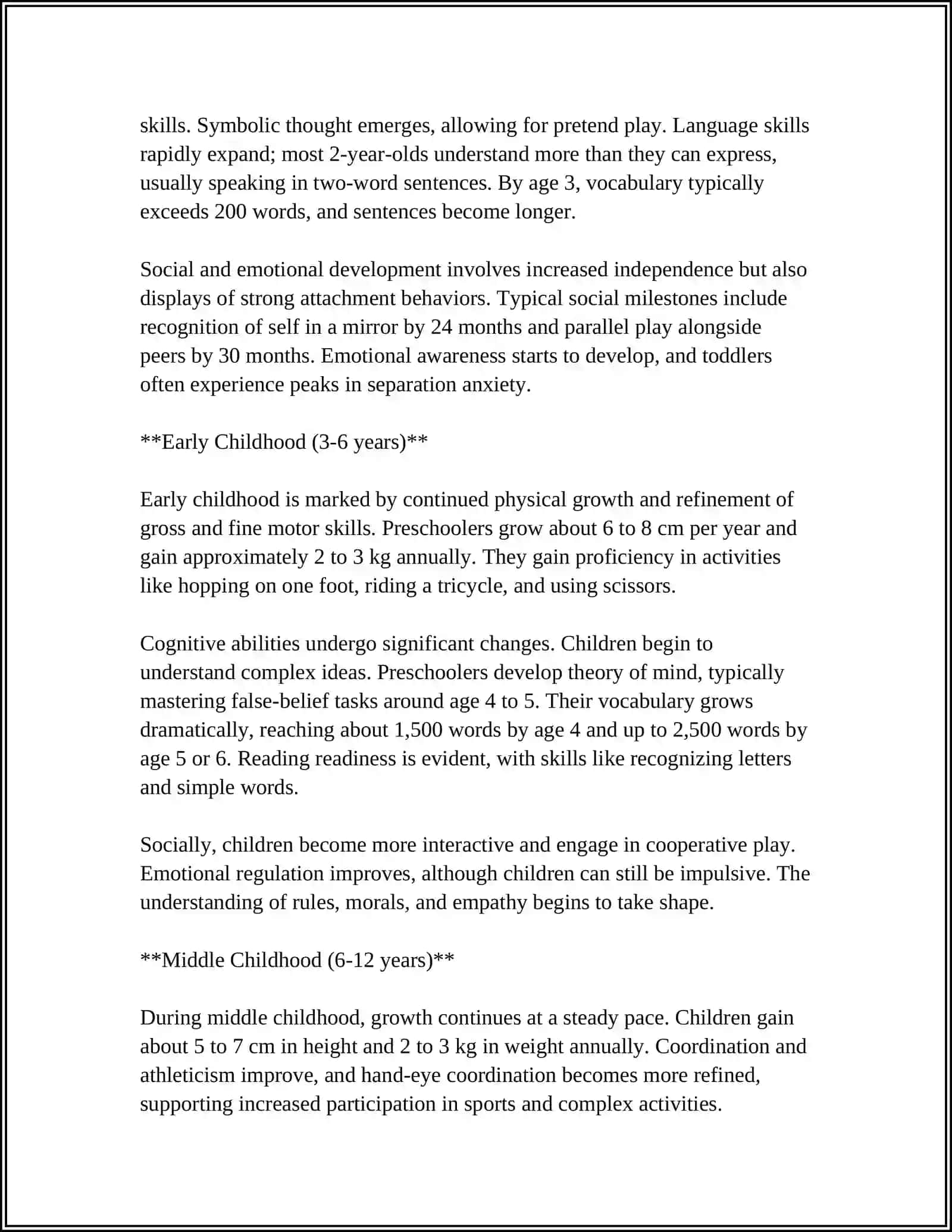 CHILD DEVELOPMENT STAGES 4