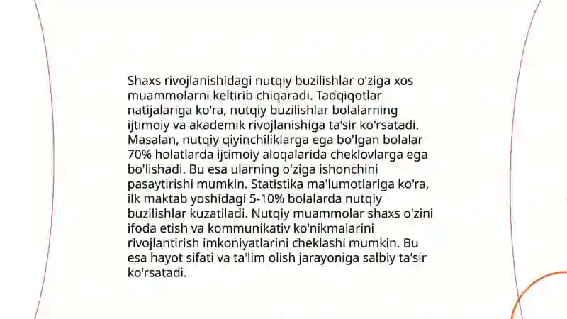 Motor alaliya kamchligiga ega bolalarning shaxs xususiyatlari 4