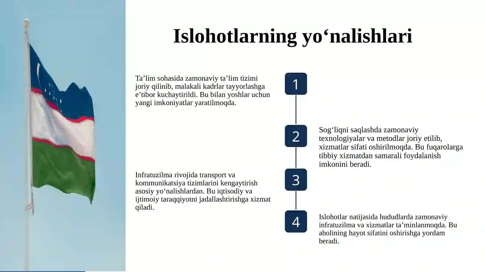 Islohotlarning asosiy maqsadlari 4