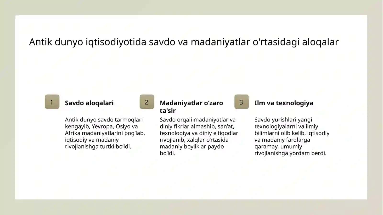 Qadimgi Sharqning iqtisodiy asoslari 4