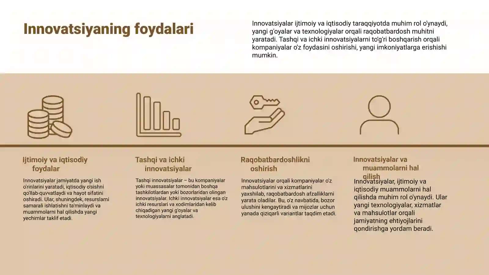 Innovatsiyaning maqsadi va turlari 4
