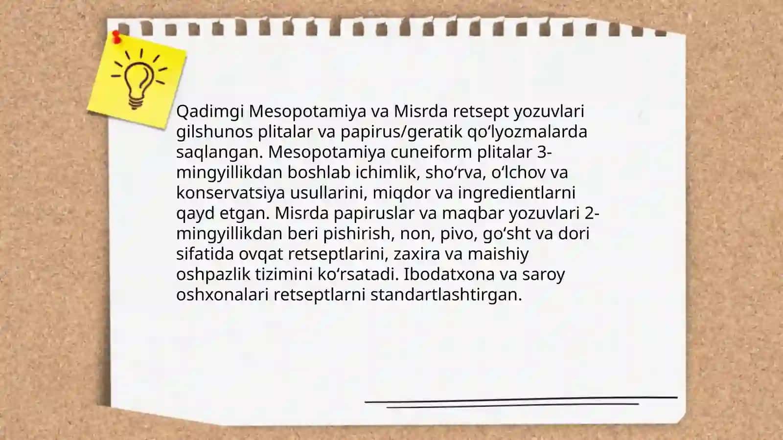 Retsep tarixini 4