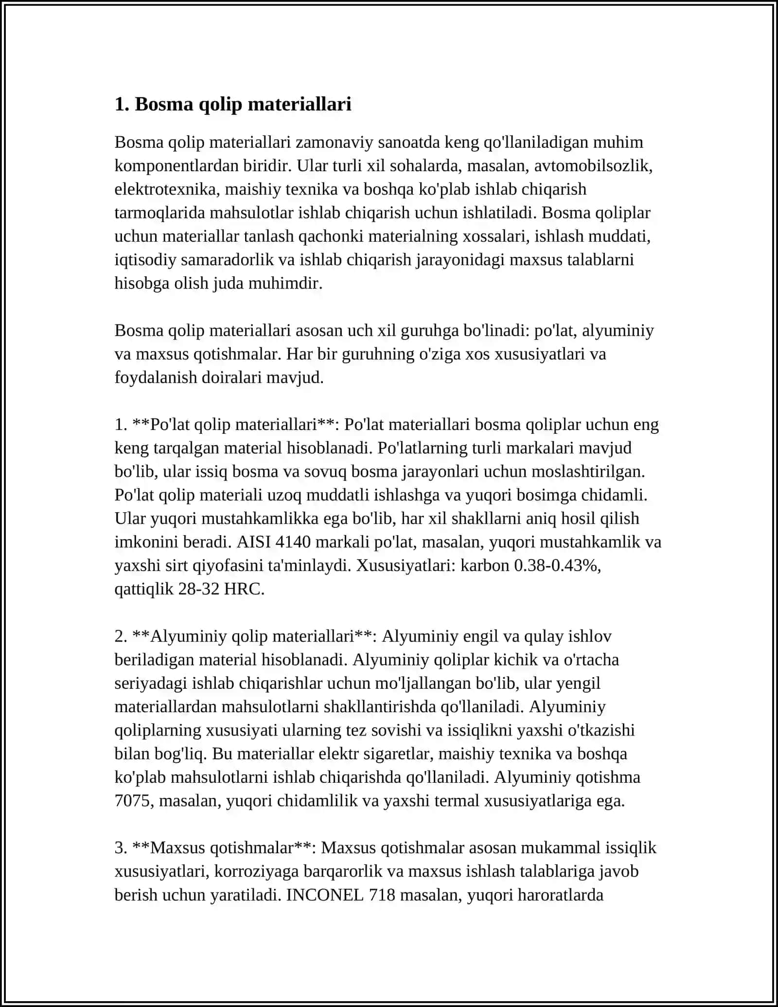 OFSET BOSMA QOLIPLARINI ISHLAB CHIQARISHNING TEXNOLOGIK JARAYONI 4