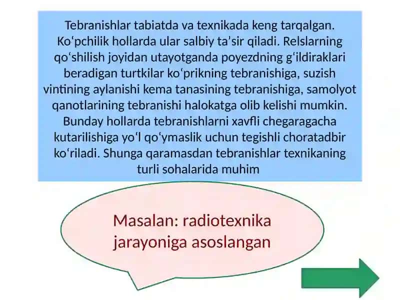 Tebranish konturlari 4