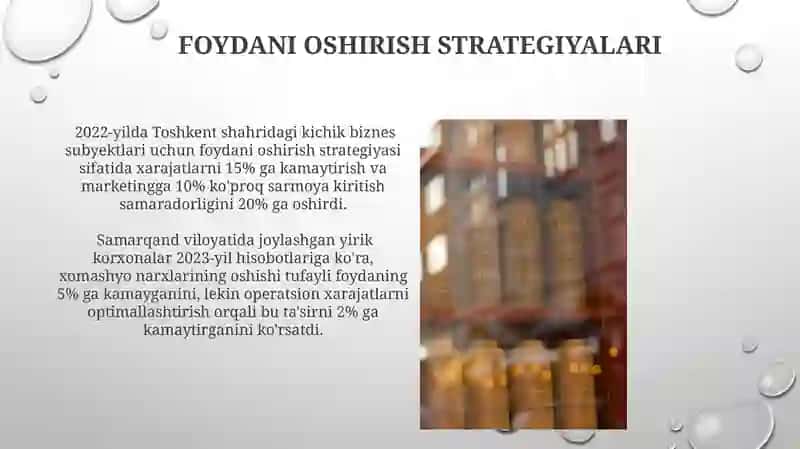 Sof Foyda va Uning Tahlili 4