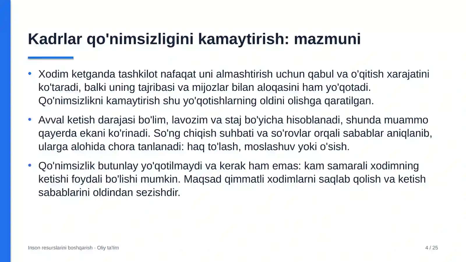 ulgurji bozorlarda kadrlar qo'nimsizligini kamaytirish 9389 4