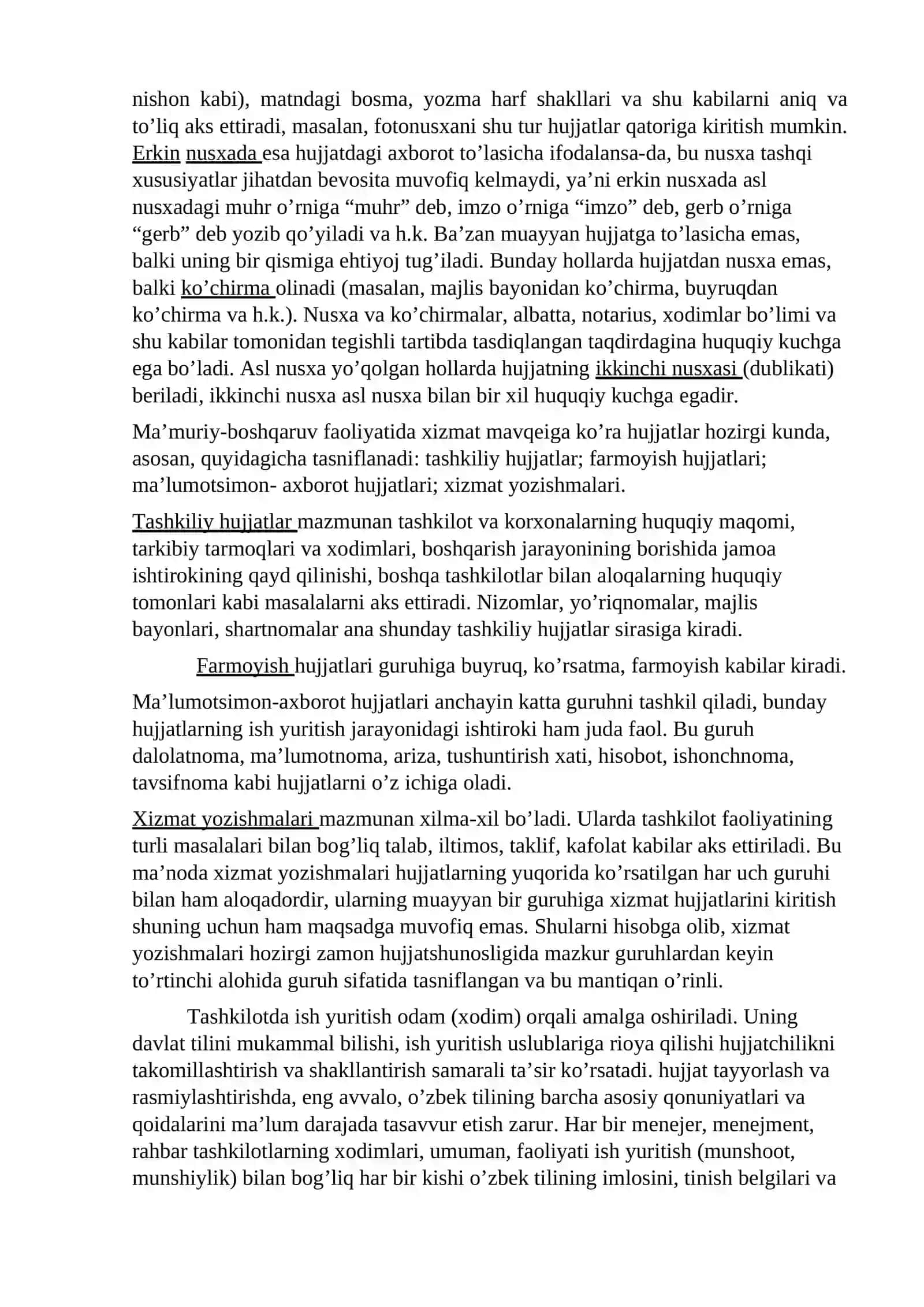 Hujjatchilik 4