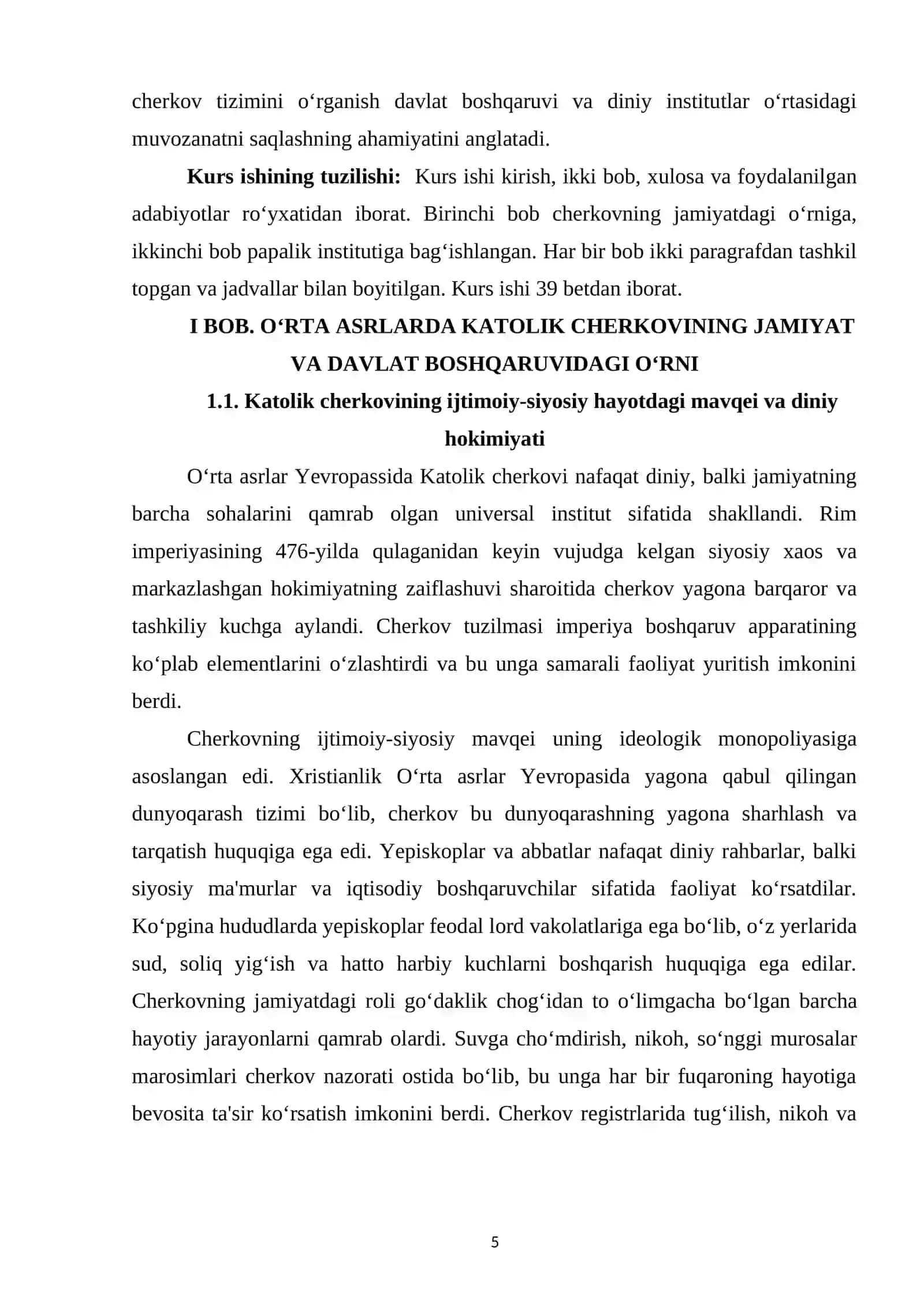 OʻRTA ASRLARDA KATOLIK CHERKOVI VA PAPALIK 4