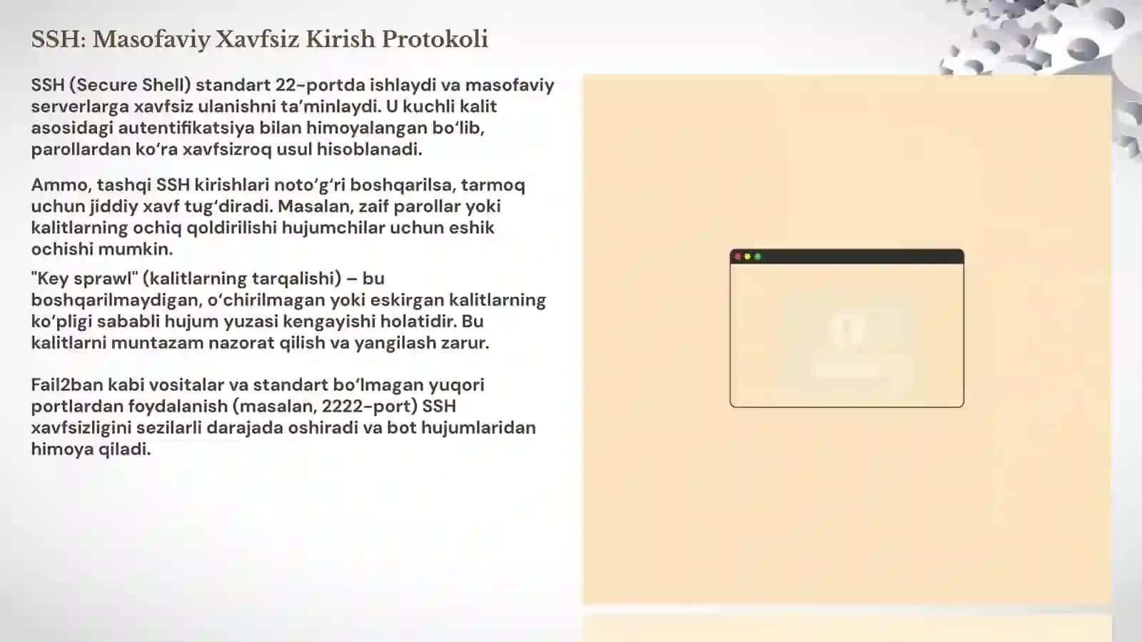 TCP/IP, HTTPS, SSH va VPN Protokollarining Xavfsizligi 4