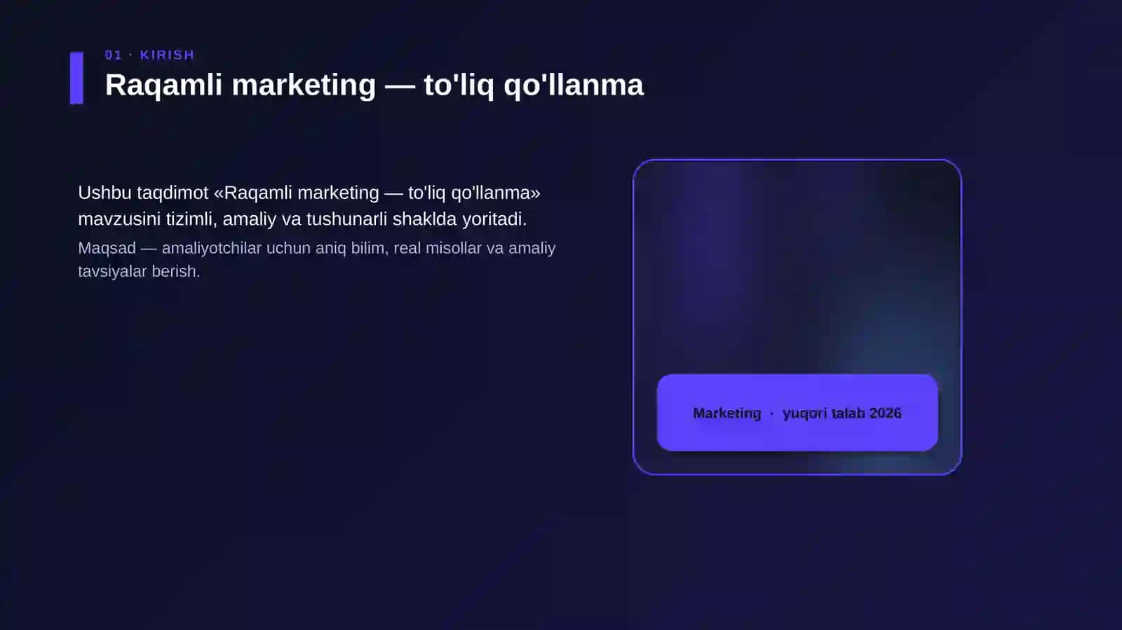 Raqamli marketing — to'liq qo'llanma 4