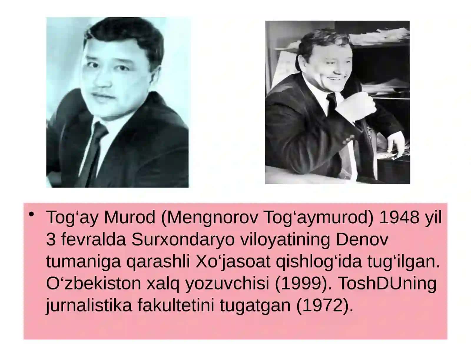 Tog’ay Murodqissalari 4