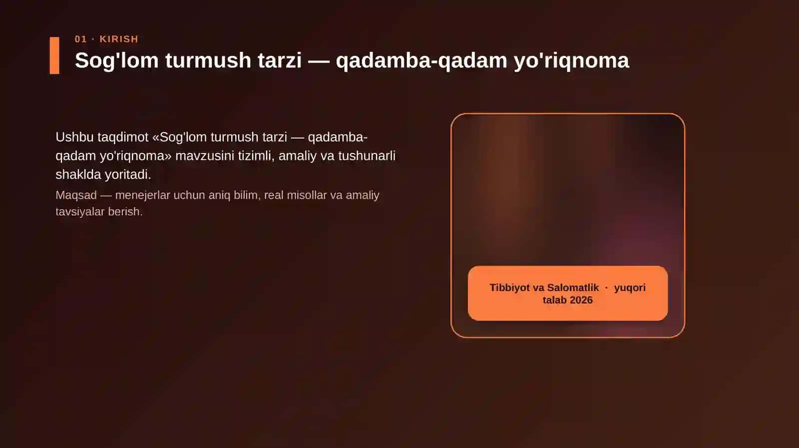 Sog'lom turmush tarzi — qadamba-qadam yo'riqnoma 4