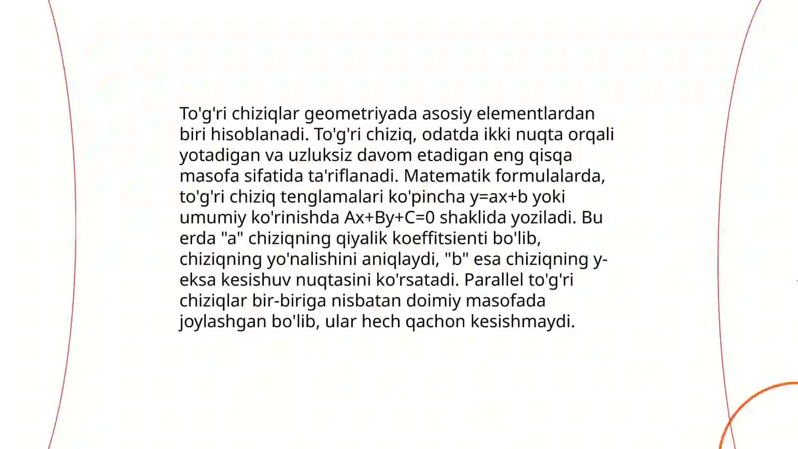 Chiziqlar turlari 4
