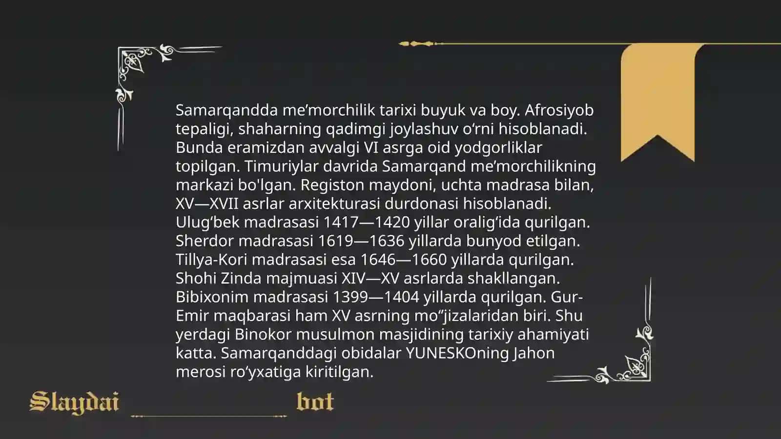 Samarqandning tarixi 4