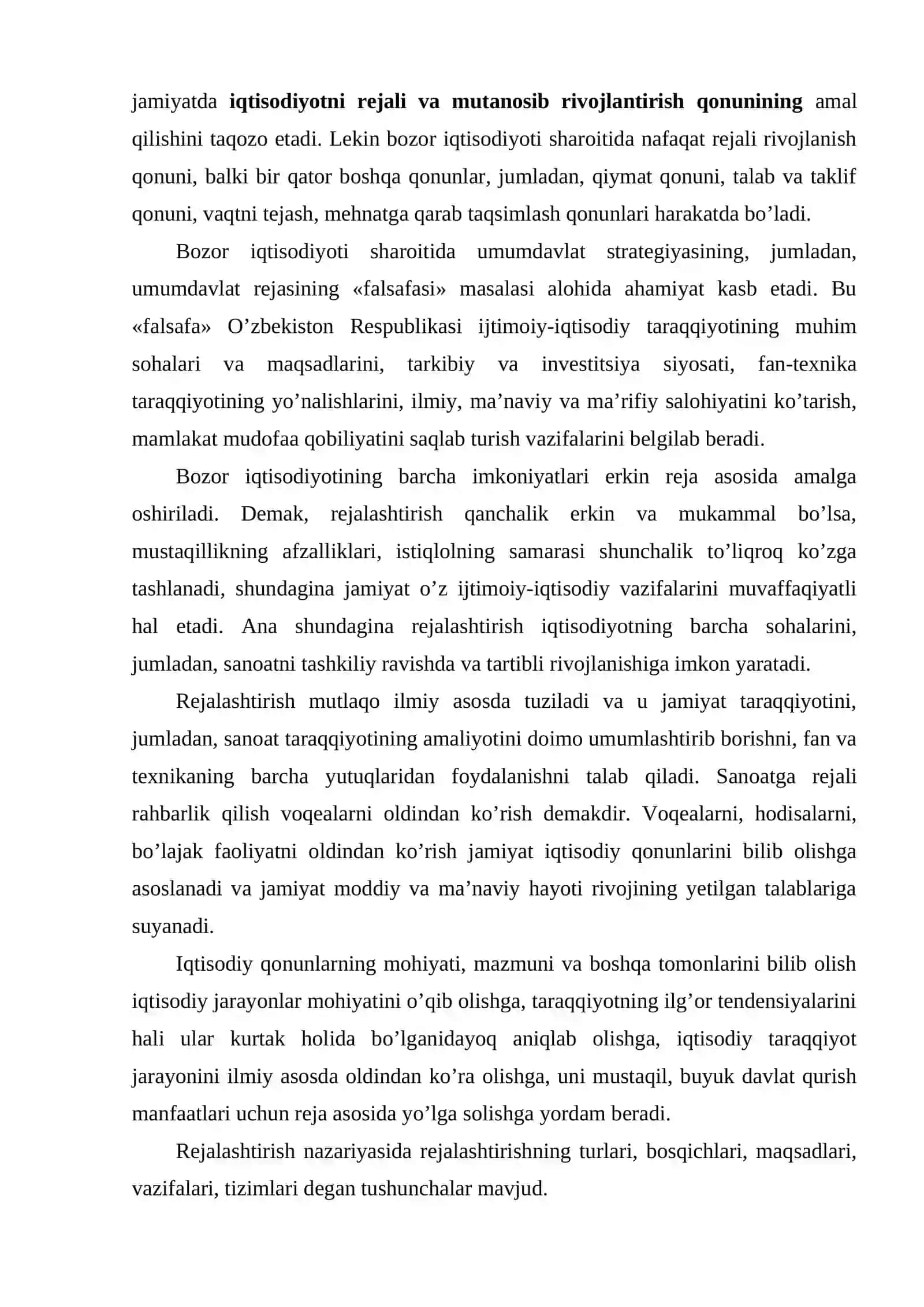 Rejalashtirish va prognozlash 4