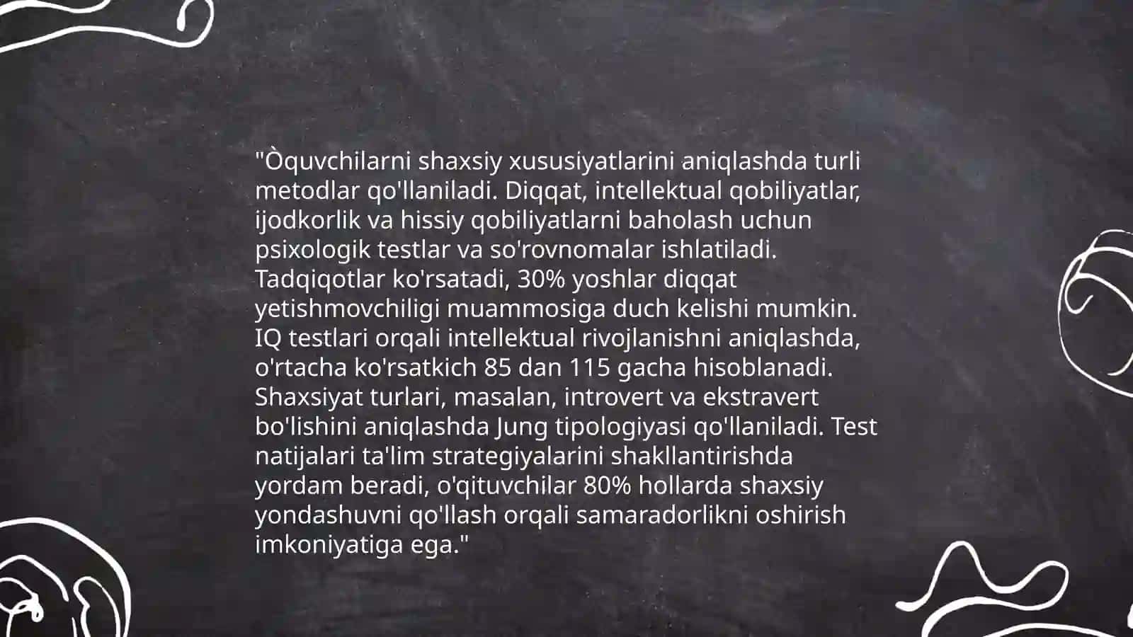 Òquvchilarni pedagogik tashxislash va korreksiya yòllari 4