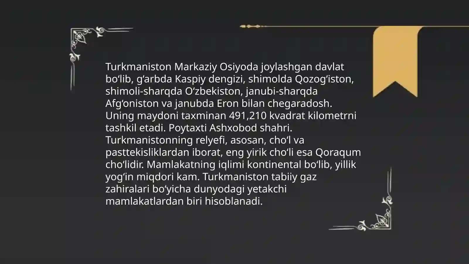 Turkmaniston Respublikasi tarixi 4