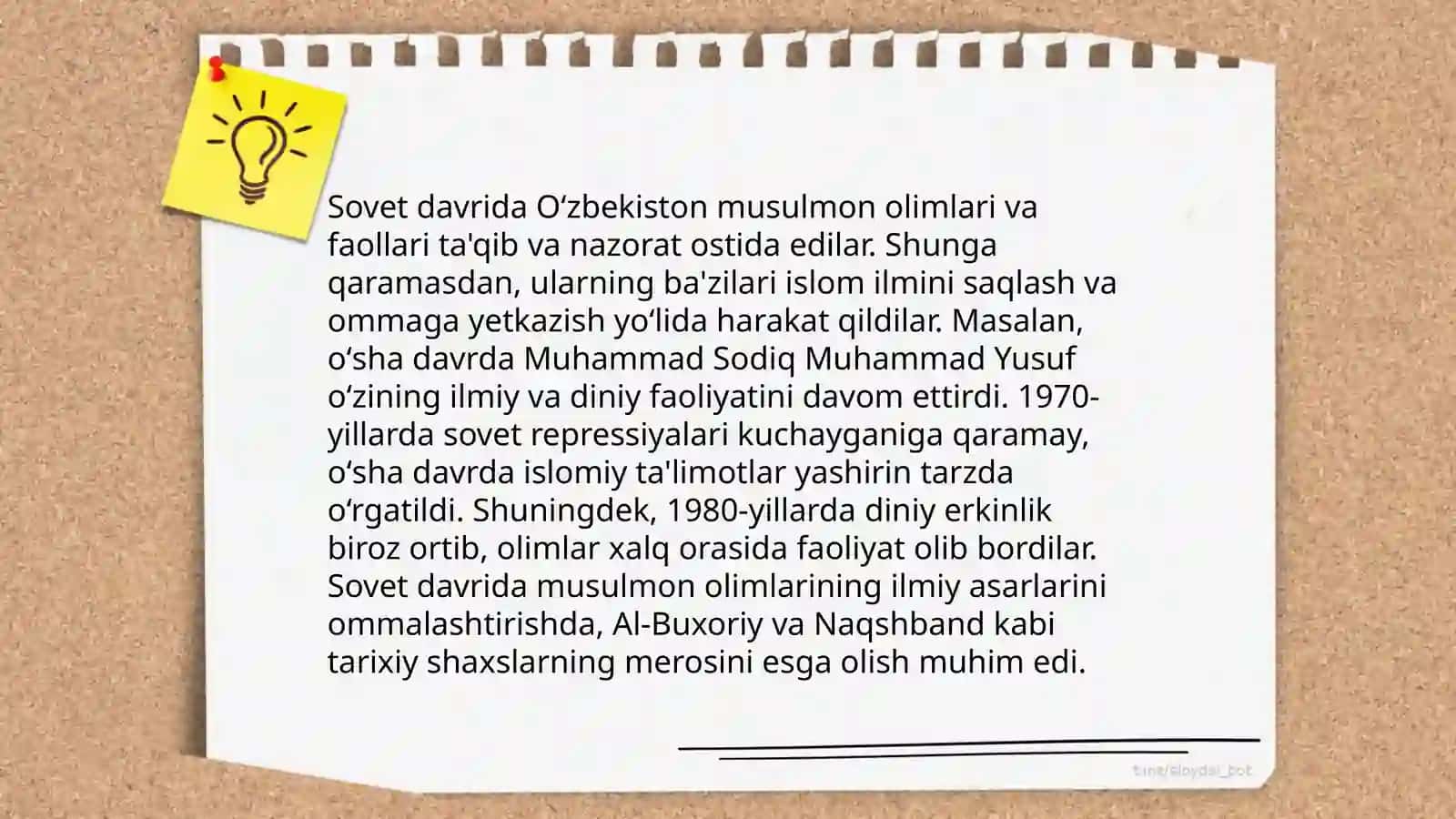 Sovet hokimiyatining tashkil topishi va uning musulmon jamoasiga ta'siri 4