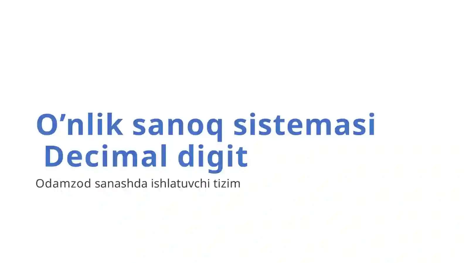 Dasturlashasoslari 4