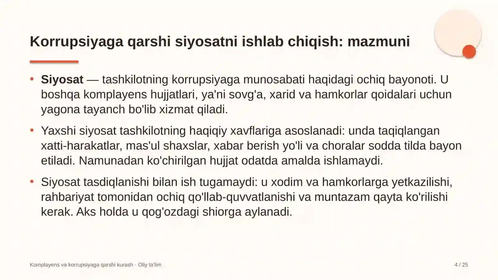 Kriptoaktivlar bozorida korrupsiyaga qarshi siyosatni ishlab chiqish 4