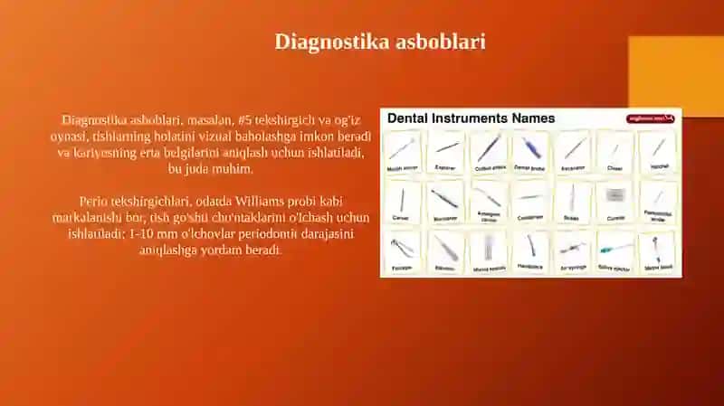 Stomatologik asboblarni tasnifi 4