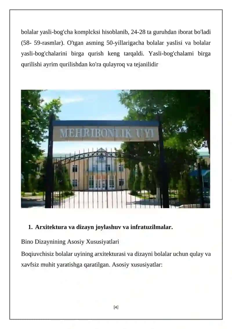 Boqiuvchisiz bolalar uyi qurilishi 4