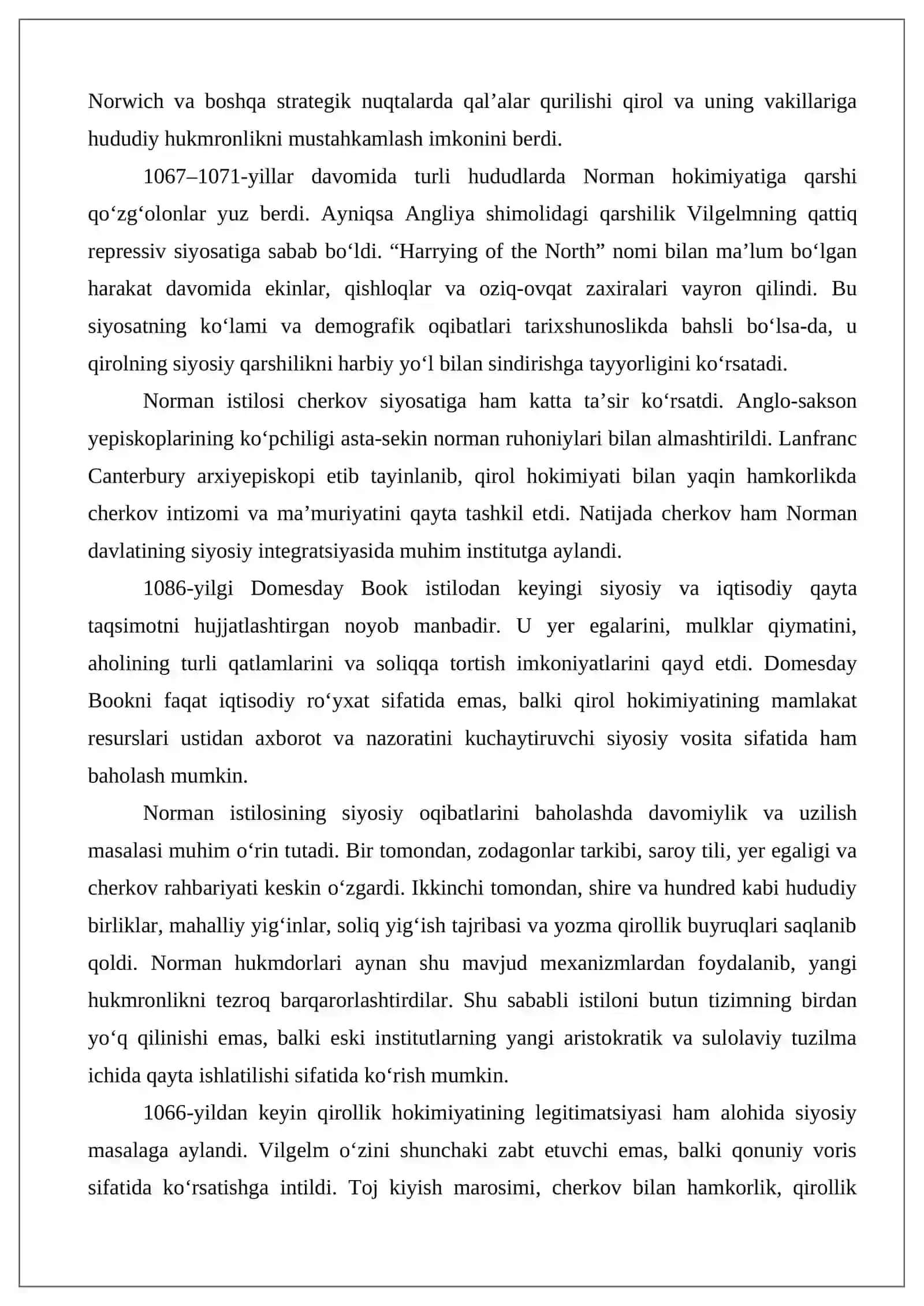 XI–XIII asr boshlarida angliyada siyosiy kurash tarixiga oid ilmiy tadqiqotlar 4