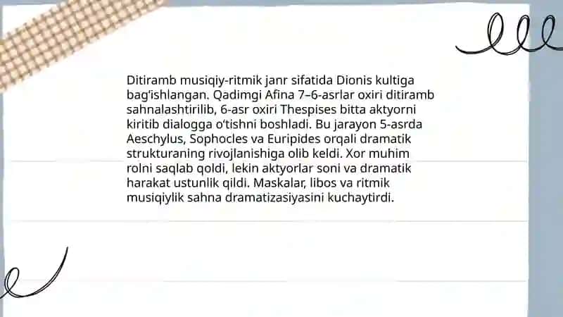 Yunon dramaturgiyasining diniy ildizlari 4