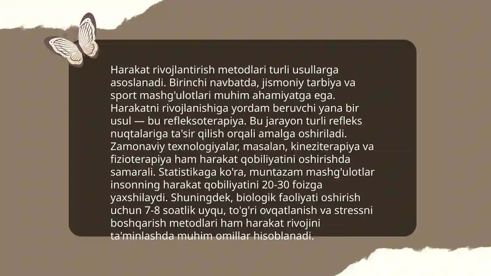 Jismoniy xususiyatlarini shakllantirish metodlari 4