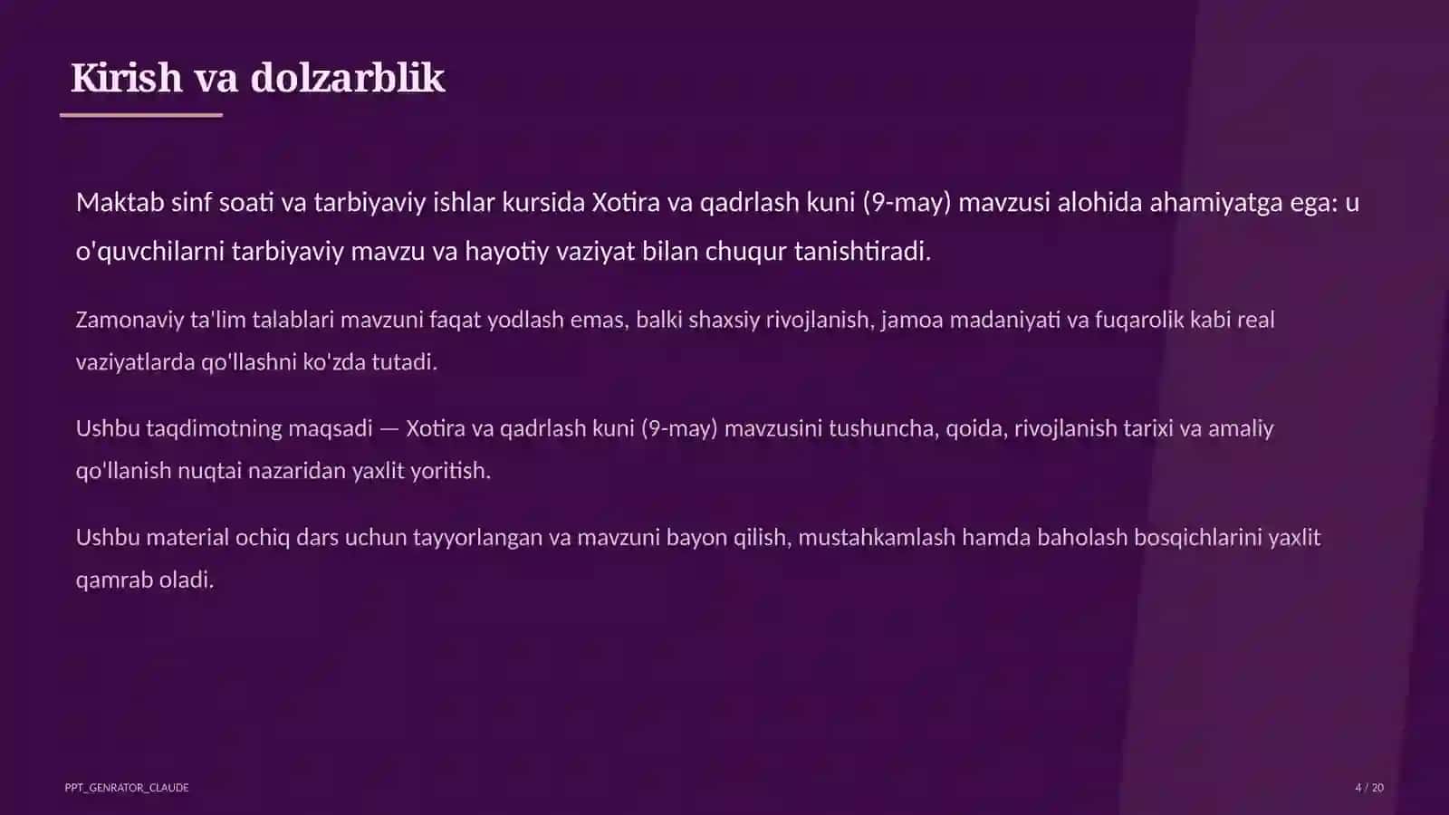 Xotira va qadrlash kuni (9-may) 4