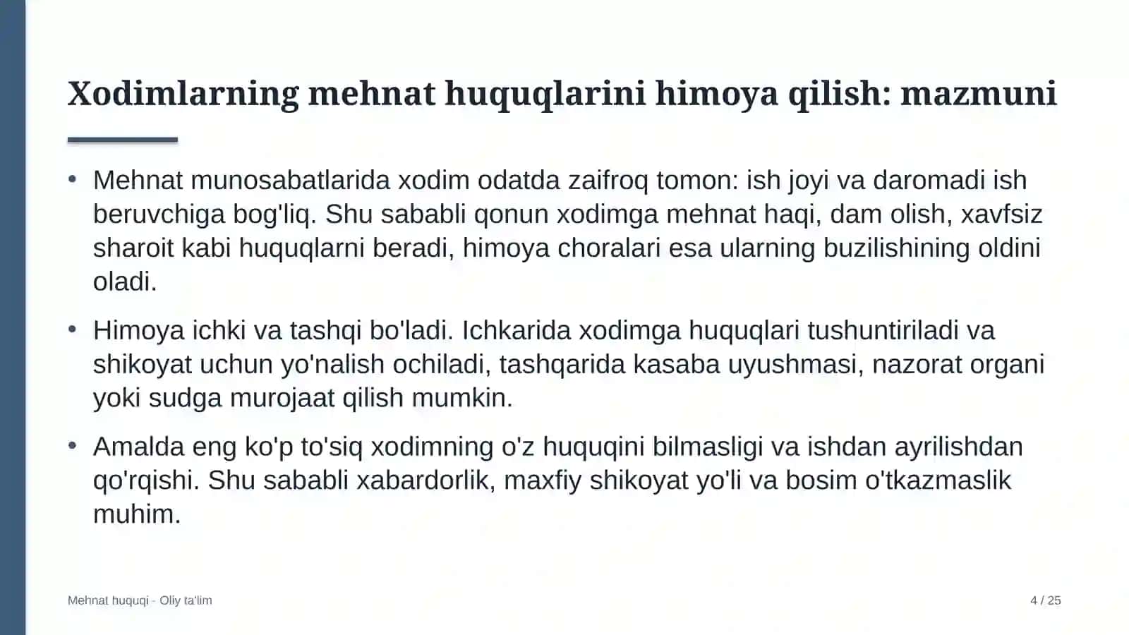 telekommunikatsiya kompaniyalarida xodimlarning mehnat huquqlarini himoya qilish 2779 4